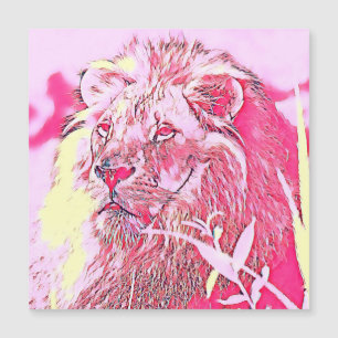 AnimalMiX_Lion_019 Magnetkarte