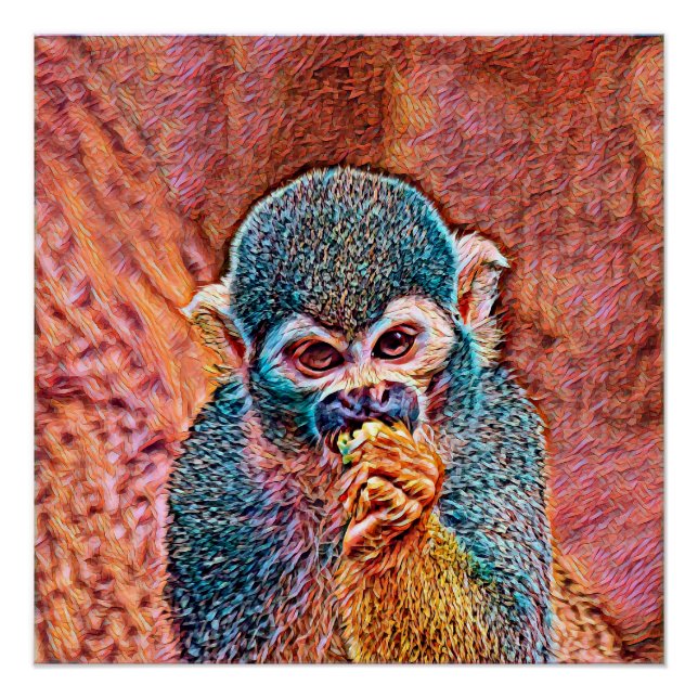 AnimalMix_Monkey_001_by_JAMColors Poster (Vorderseite)
