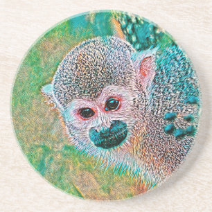 AnimalMix_Monkey_010 Getränkeuntersetzer