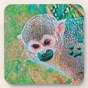 AnimalMix_Monkey_010 Getränkeuntersetzer