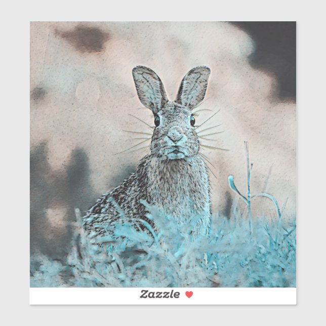 AnimalMix_Rabbit_024 Aufkleber (Blatt)