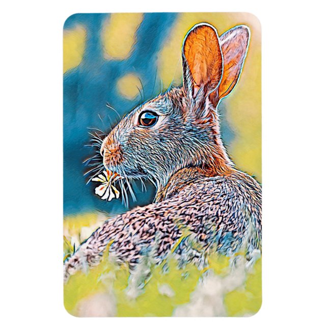 AnimalMix_Rabbit_028 Magnet (Vertikal)