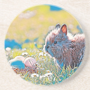 AnimalMix_Rabbit_037 Getränkeuntersetzer
