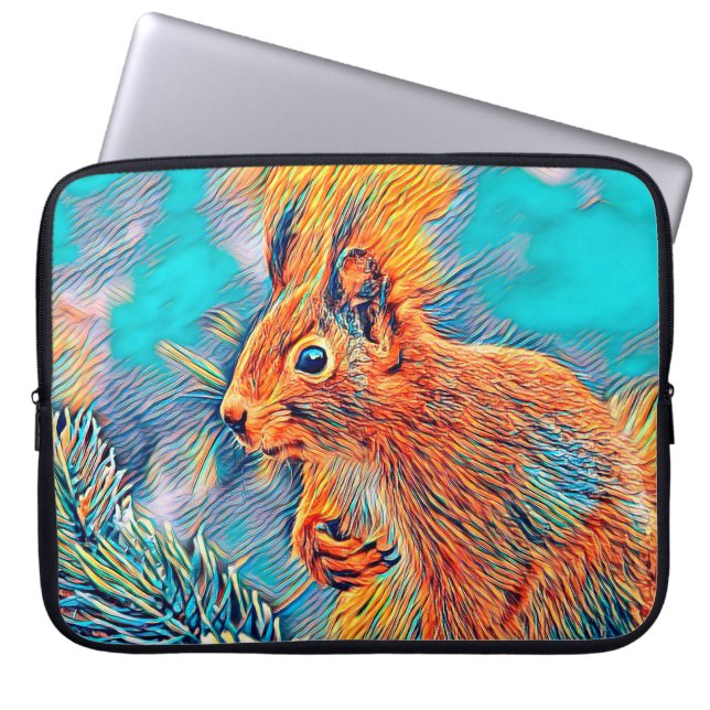 AnimalMix_Squirrel_001 Laptopschutzhülle (Vorderseite)
