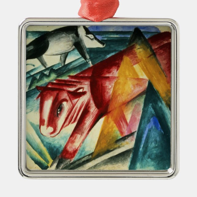 Animals, 1913 silbernes ornament (Vorne)