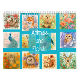 Animals and Florals Kalender