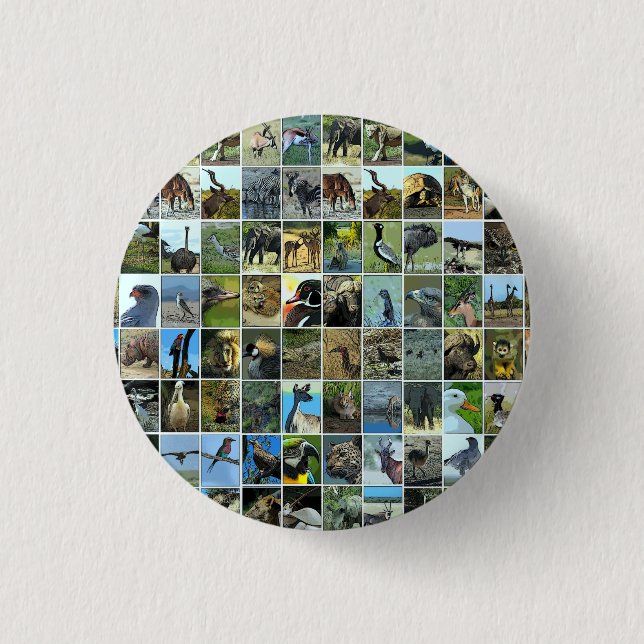 Animals of the world button (Vorderseite)