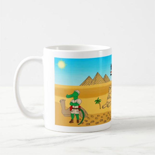 Animals of the World, Egypt: Crocodile & Camel Kaffeetasse (Links)