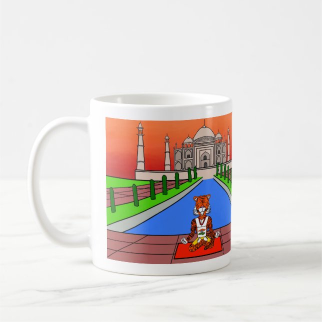 Animals of the World, India: Tiger Kaffeetasse (Links)