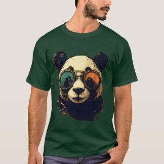 Animals Panda Wearing Sunglasses T-Shirt