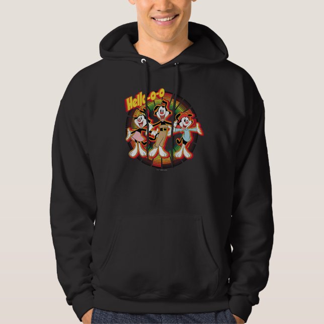 Animaniacs | Hello-o-o Retro Equalizer Graphic Hoodie (Vorderseite)