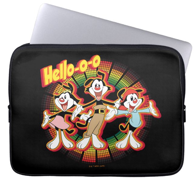 Animaniacs | Hello-o-o Retro Equalizer Graphic Laptopschutzhülle (Vorderseite)