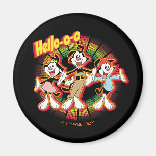 Animaniacs   Hello-o-o Retro Equalizer Graphic Magnet
