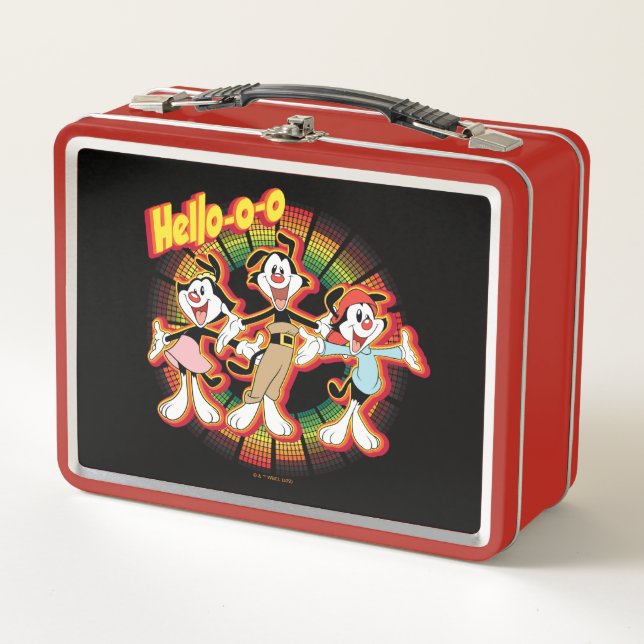 Animaniacs | Hello-o-o Retro Equalizer Graphic Metall Brotdose (Vorderseite)