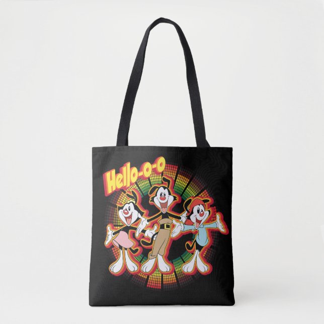 Animaniacs | Hello-o-o Retro Equalizer Graphic Tasche (Vorderseite)