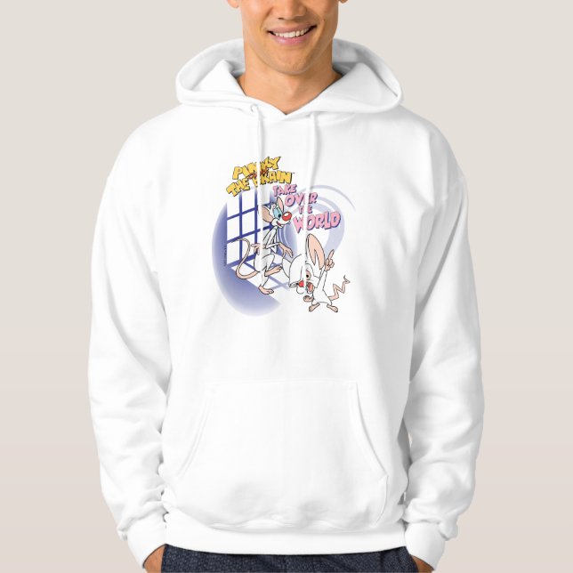 Animaniacs | Übernehmen Sie die Weltgrafik Hoodie (Vorderseite)