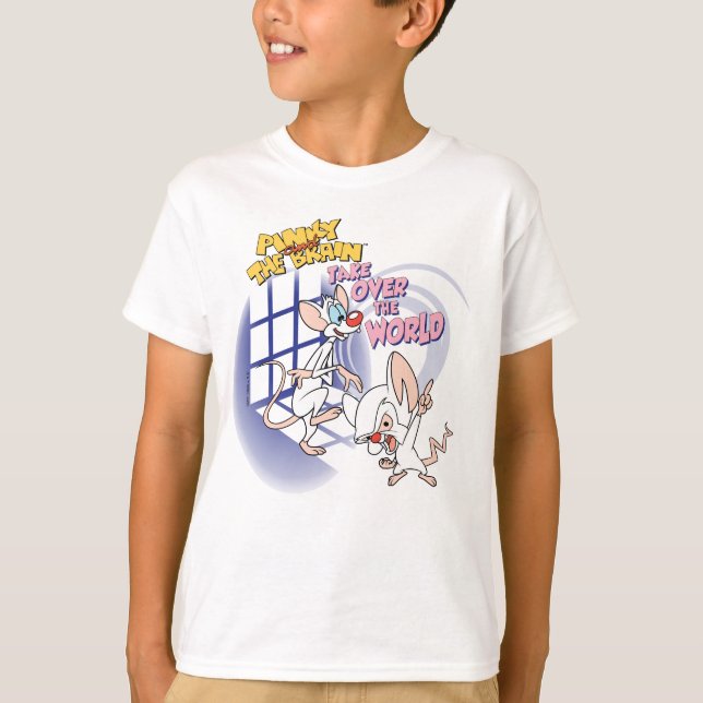 Animaniacs | Übernehmen Sie die Weltgrafik T-Shirt (Vorderseite)