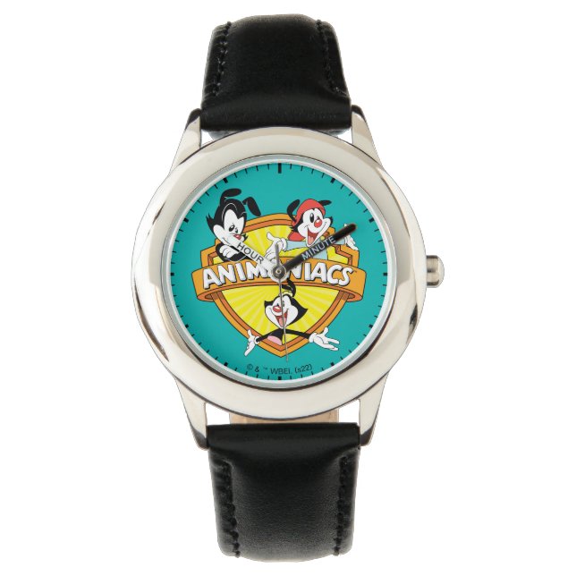 Animaniacs | Warner Brothers & Sister WB Shield Armbanduhr (Vorderseite)