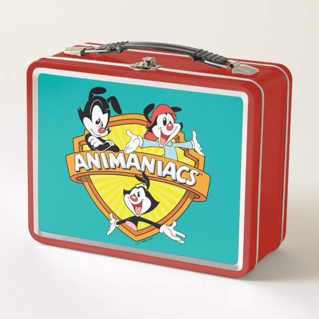 Animaniacs | Warner Brothers & Sister WB Shield Metall Brotdose (Vorderseite)