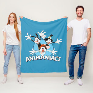 Animaniacs Warner Siblings Arms Wide Graphic Fleecedecke