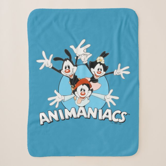 Animaniacs | Warner Siblings Arms Wide Graphic Sherpadecke (Vorderseite)