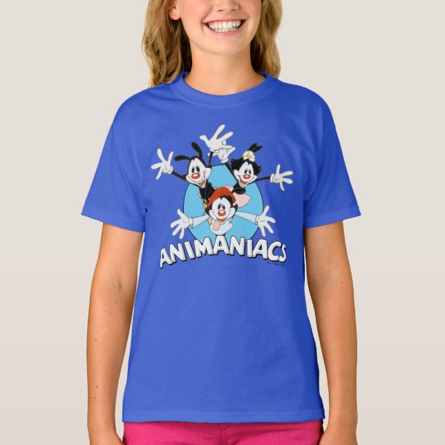 Animaniacs | Warner Siblings Arms Wide Graphic T-Shirt (Vorderseite)