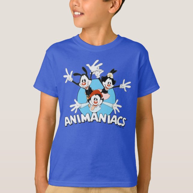 Animaniacs | Warner Siblings Arms Wide Graphic T-Shirt (Vorderseite)