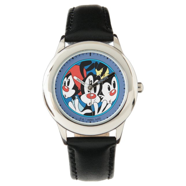 Animaniacs | Warner Siblings Circle Graphic Armbanduhr (Vorderseite)