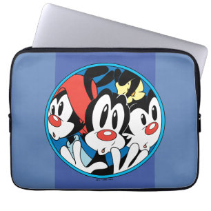 Animaniacs   Warner Siblings Circle Graphic Laptopschutzhülle