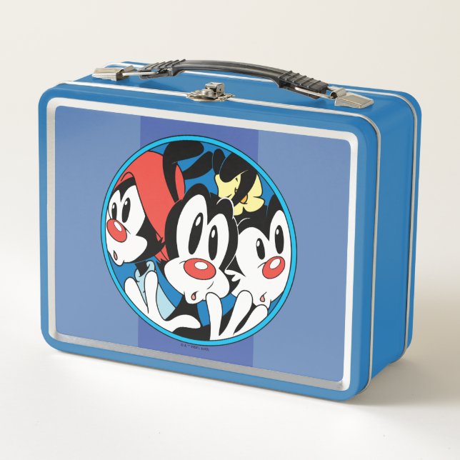 Animaniacs | Warner Siblings Circle Graphic Metall Brotdose (Vorderseite)