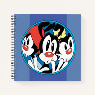 Animaniacs   Warner Siblings Circle Graphic Notizbuch