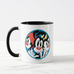 Animaniacs Warner Siblings Circle Graphic Tasse