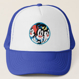 Animaniacs Warner Siblings Circle Graphic Truckerkappe