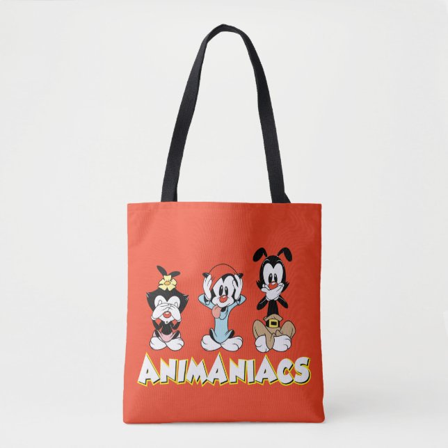 Animaniacs | Warner Siblings "No Evil" Grafik Tasche (Vorderseite)