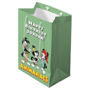 Animaniacs Yakko, Dot und Wakko Stehend Mittlere Geschenktüte
