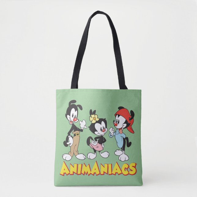Animaniacs | Yakko, Dot und Wakko Stehend Tasche (Vorderseite)