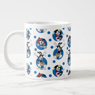 Animaniacs Yakko, Wakko & Dot Circle Pattern Jumbo-Tasse