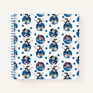 Animaniacs   Yakko, Wakko & Dot Circle Pattern Notizbuch