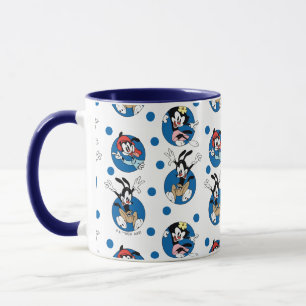 Animaniacs Yakko, Wakko, & Dot Circle Pattern Tasse
