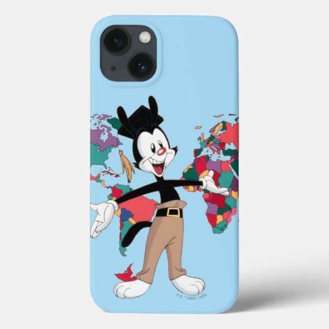 Animaniacs | Yakkos Weltkarte Grafik Case-Mate iPhone Hülle (Rückseite)