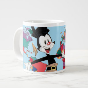 Animaniacs Yakkos Weltkarte Grafik Jumbo-Tasse