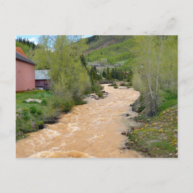 Animas River, Silverton, Colorado Postkarte (Vorderseite)