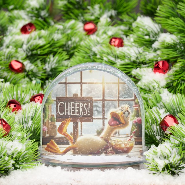 ANIMATED DRUNK DRUCK SNOW GLOBE SCHNEEKUGELN (Weihnachten)