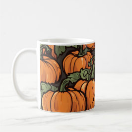 Animated Niedlich Pumpkin Minimalistischen Fall Ha Kaffeetasse