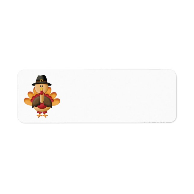 Animated Turkey Address Labels (Vorne)