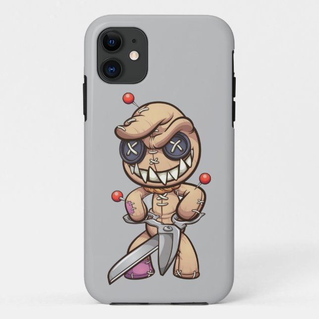 Animated Voodoo Doll Case-Mate iPhone Hülle (Rückseite)
