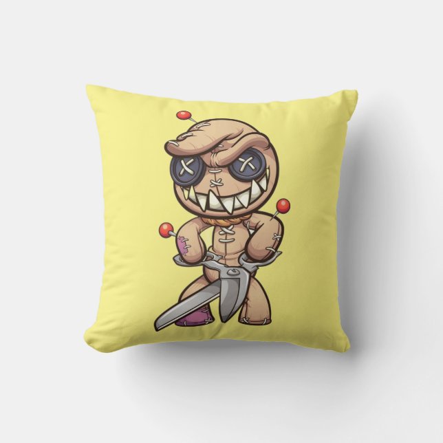 Animated Voodoo Doll Kissen (Vorderseite)