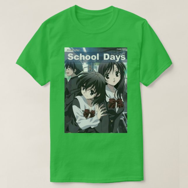 Animation an Schultagen T-Shirt (Design vorne)
