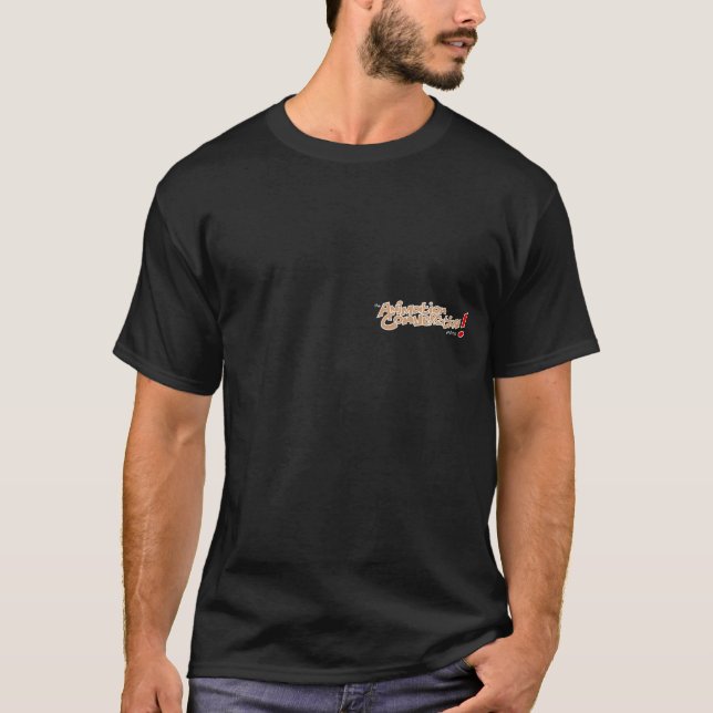 Animation ist Rückseite der Konzentration T-Shirt (Vorderseite)