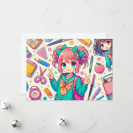 Animationsstudent Feiertagskarte